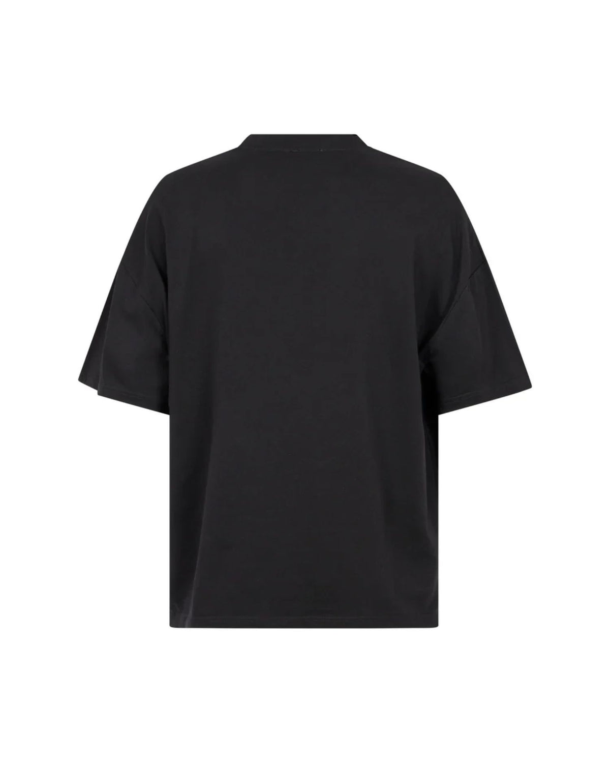 T-shirt Oversize con Taschino e Logo Ricamato