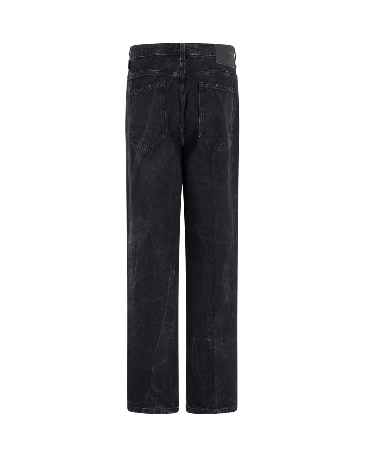 Jeans Wide Leg con Lavaggio Delavé