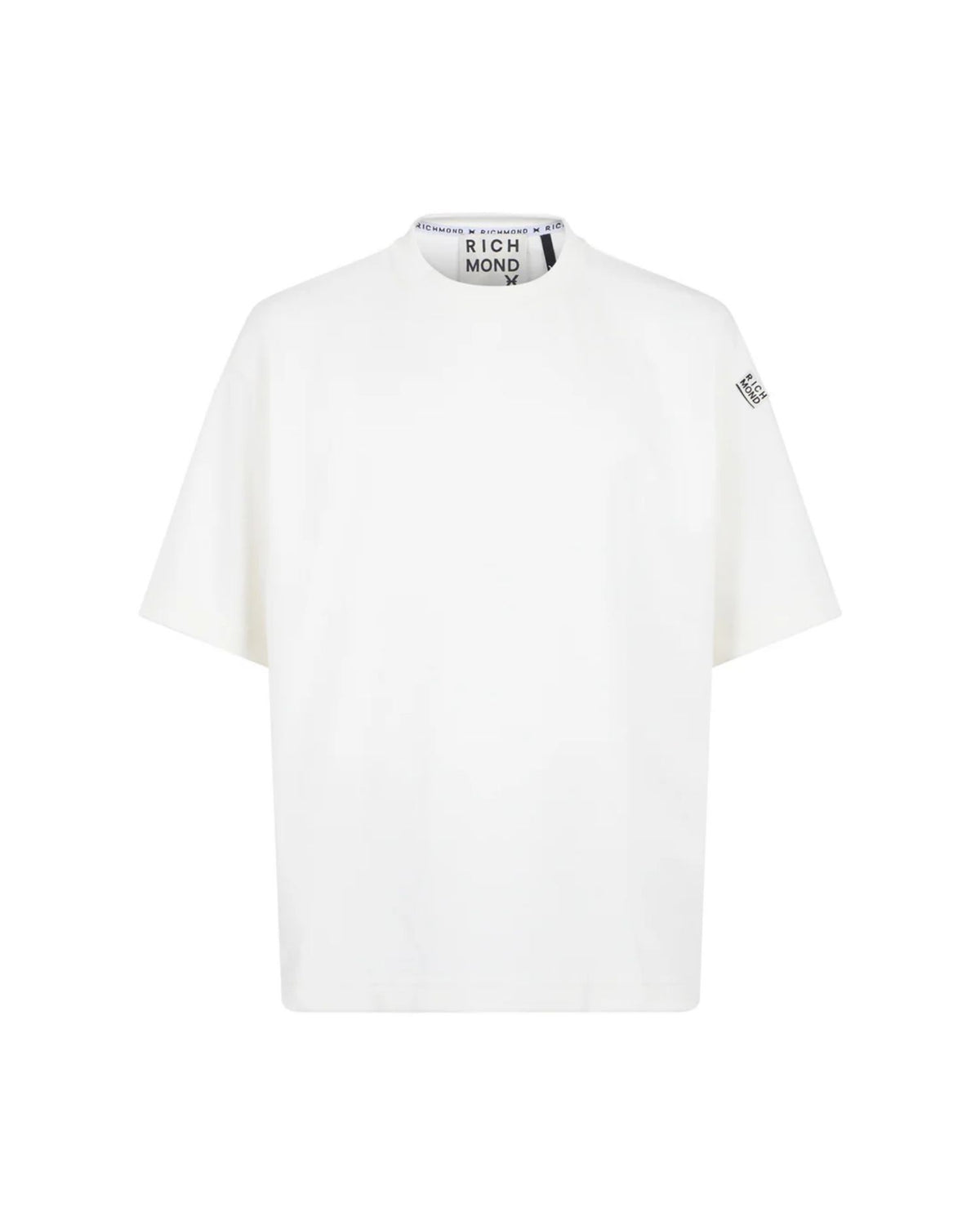 T-shirt Oversize con Collo a Lupetto