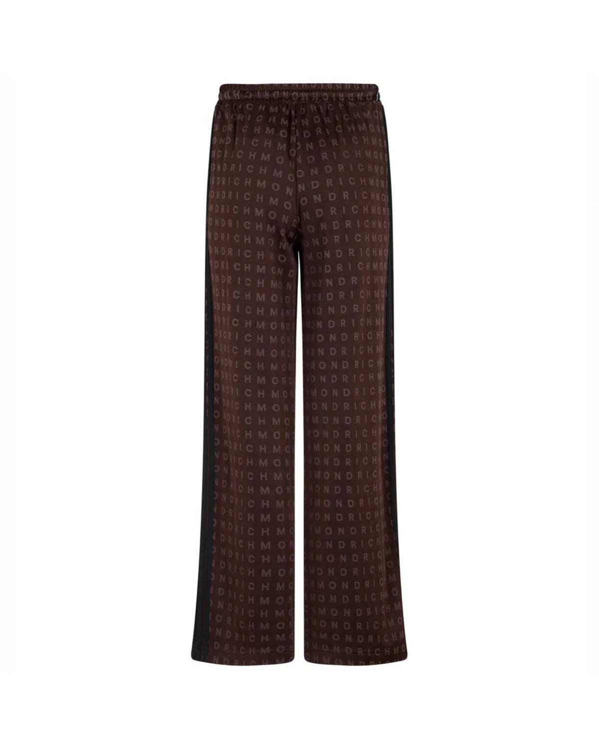 Pantaloni con Stampa Logo All-Over e Bande Laterali