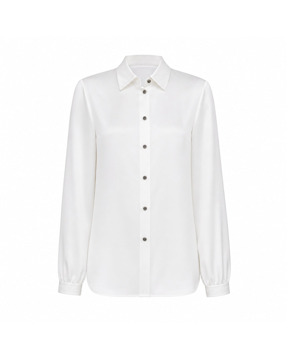 Camicia Fluida in Seta con Polsini Logati