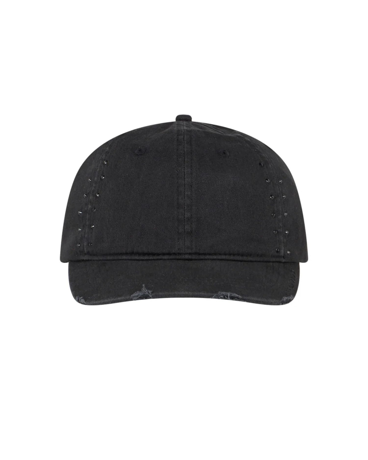 Cappellino da Baseball con Borchie e Dettagli Destroyed