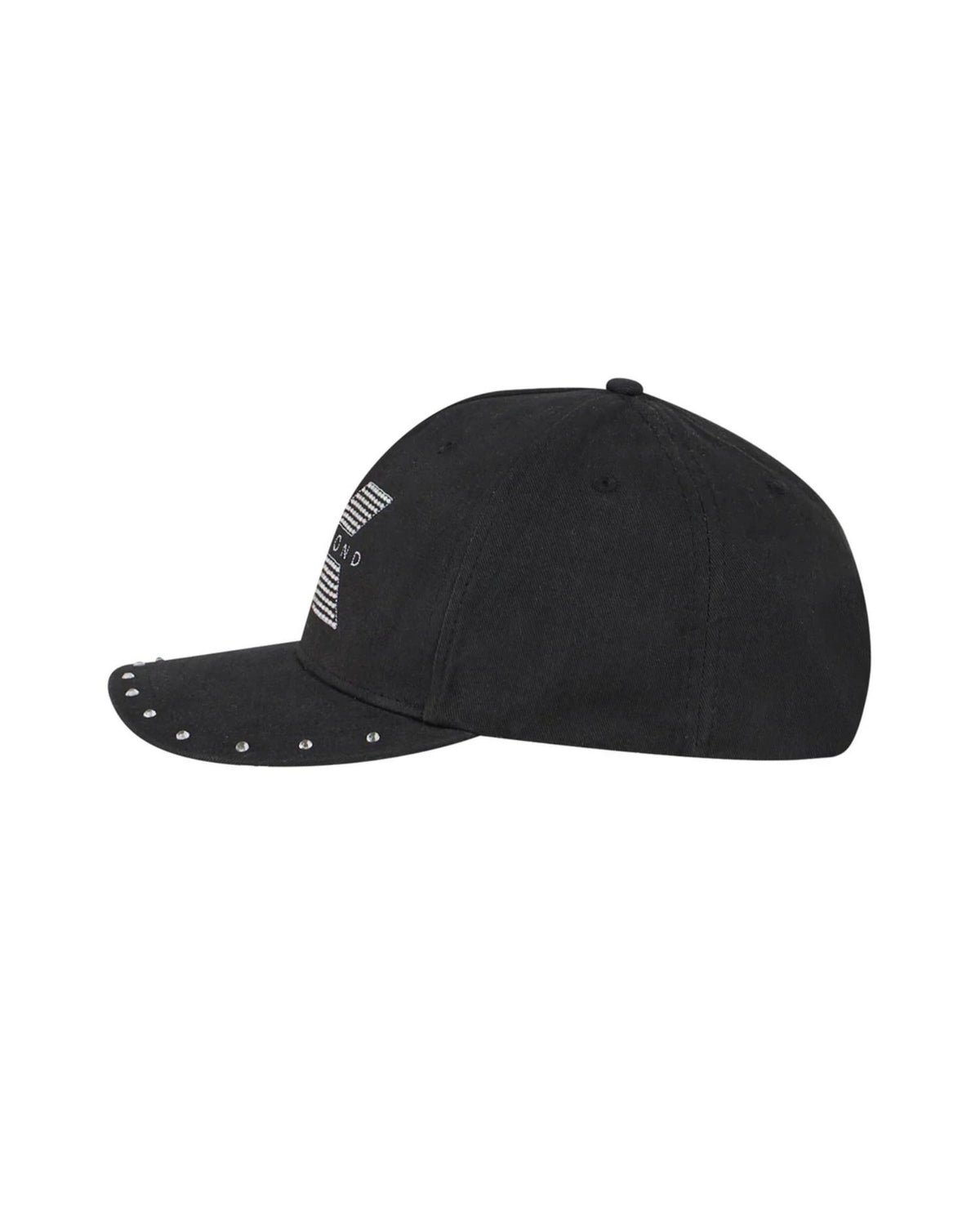 Cappello da Baseball con Logo e Borchie