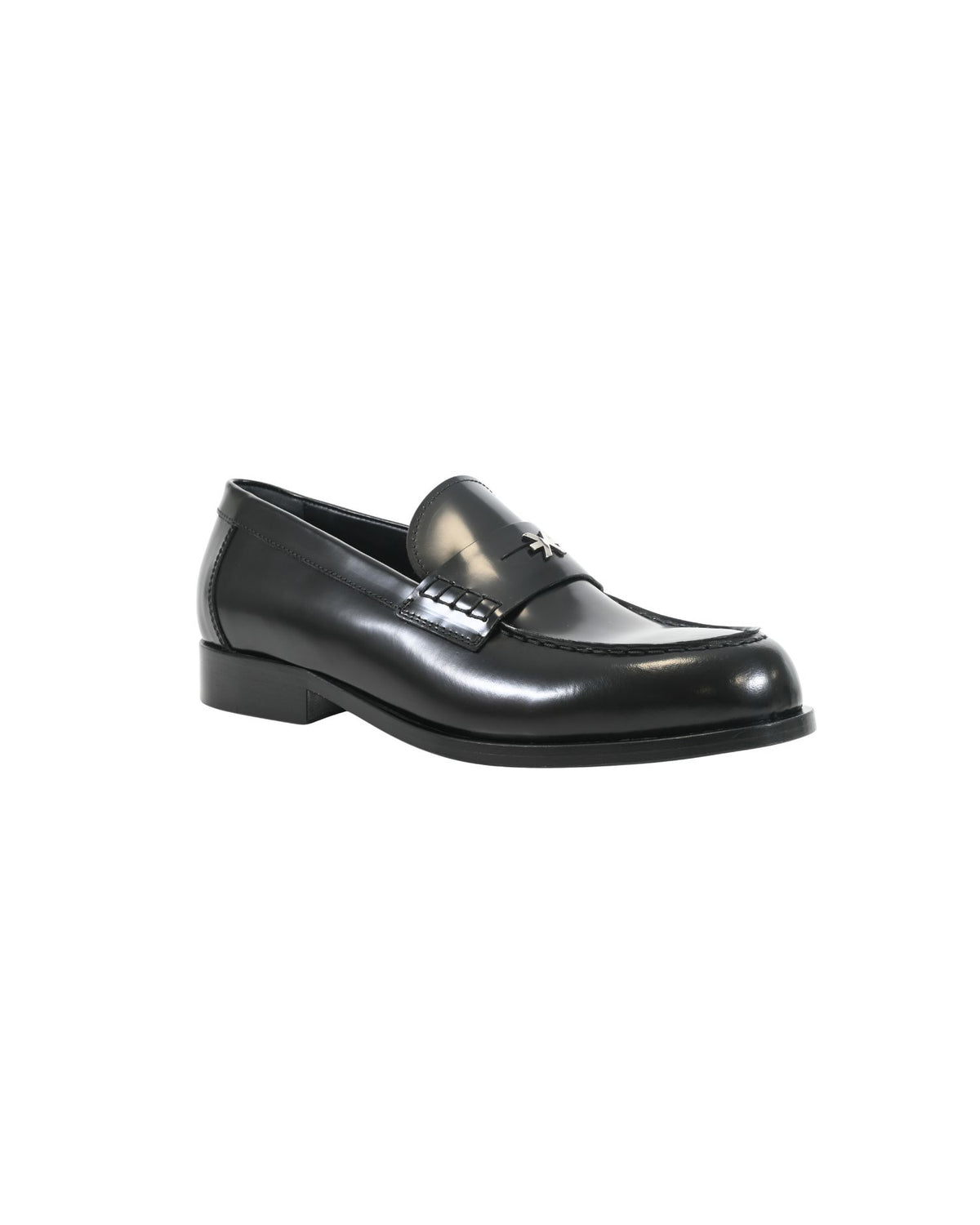 Mocassini Penny Loafer con Logo Metallico