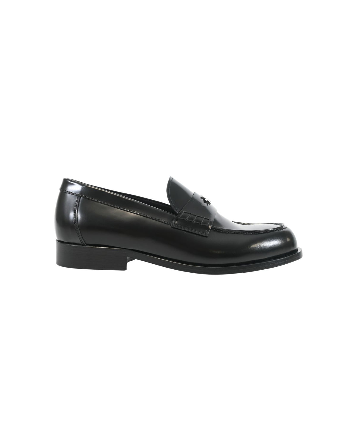 Mocassini Penny Loafer con Logo Metallico