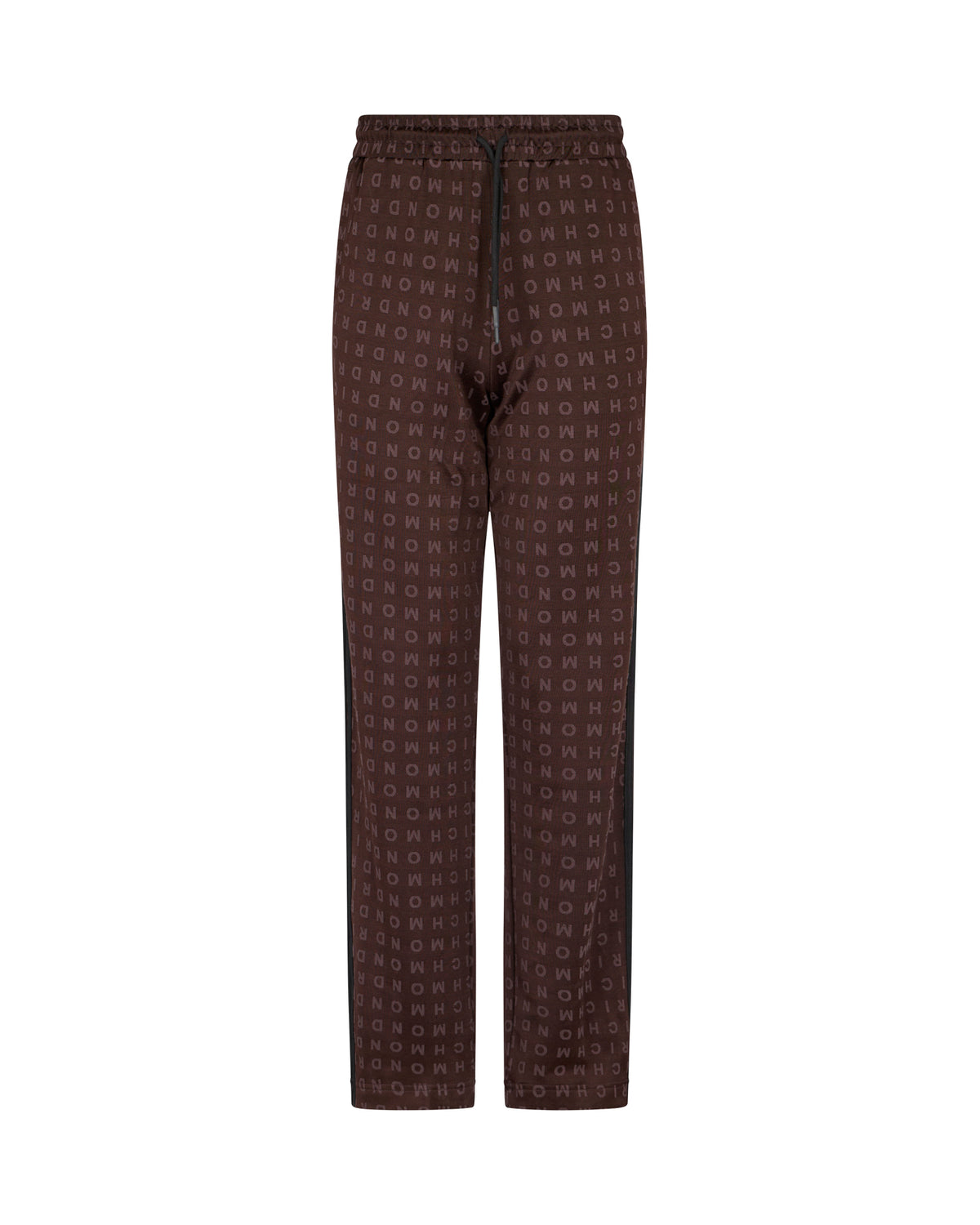 Pantaloni con Logo All-Over e Banda Laterale