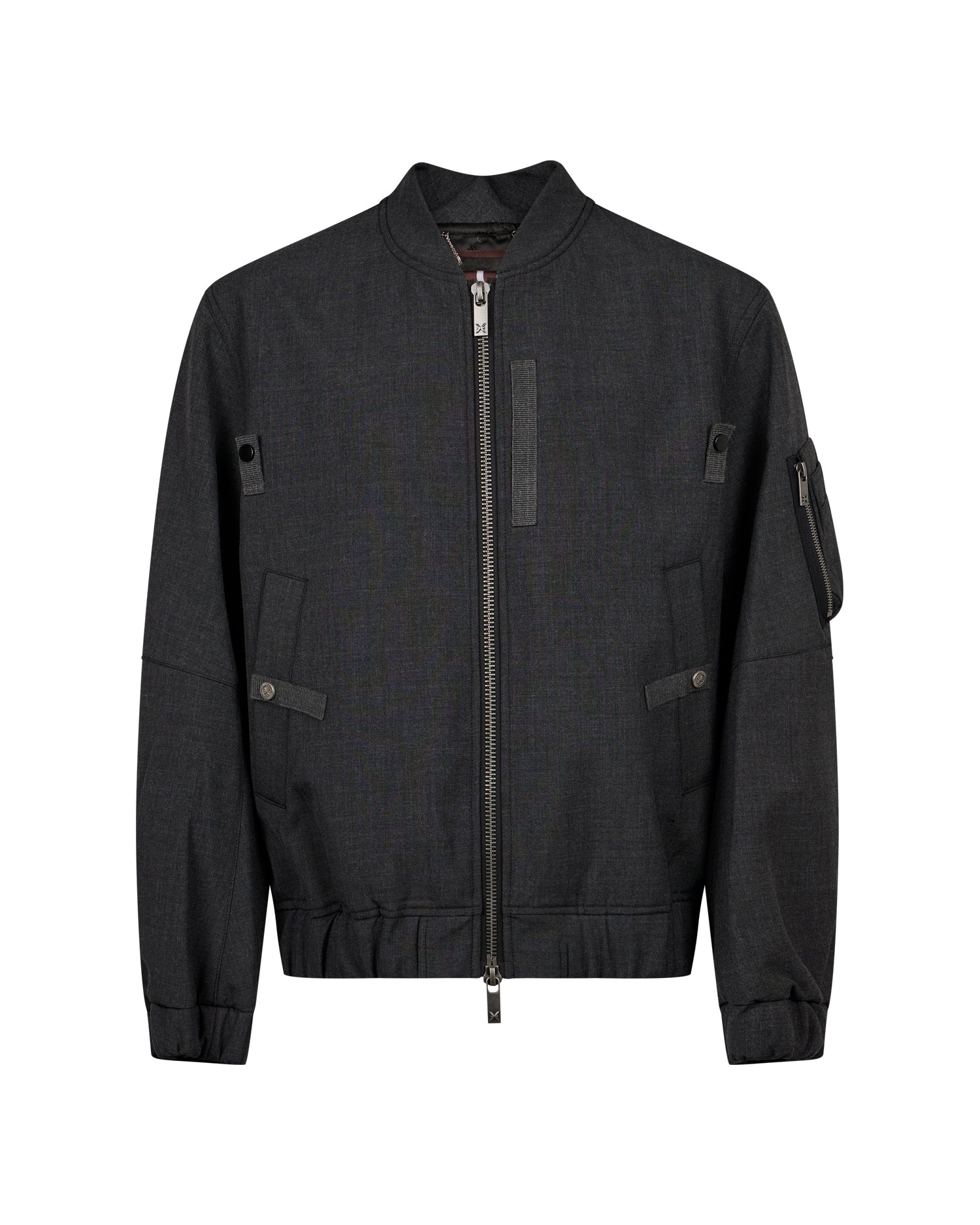 Bomber con Patch Logo X e Tasca Utility