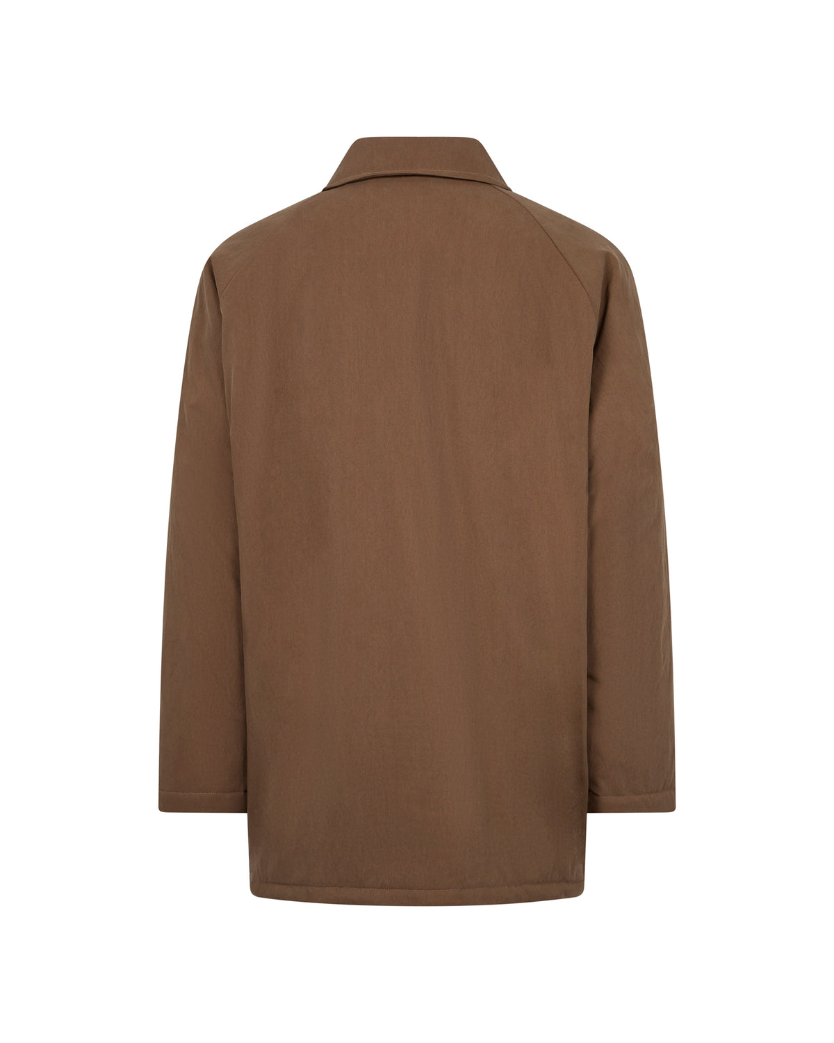 Giubbotto Stile Coach con Interno Collo a Contrasto e Logo Ricamato