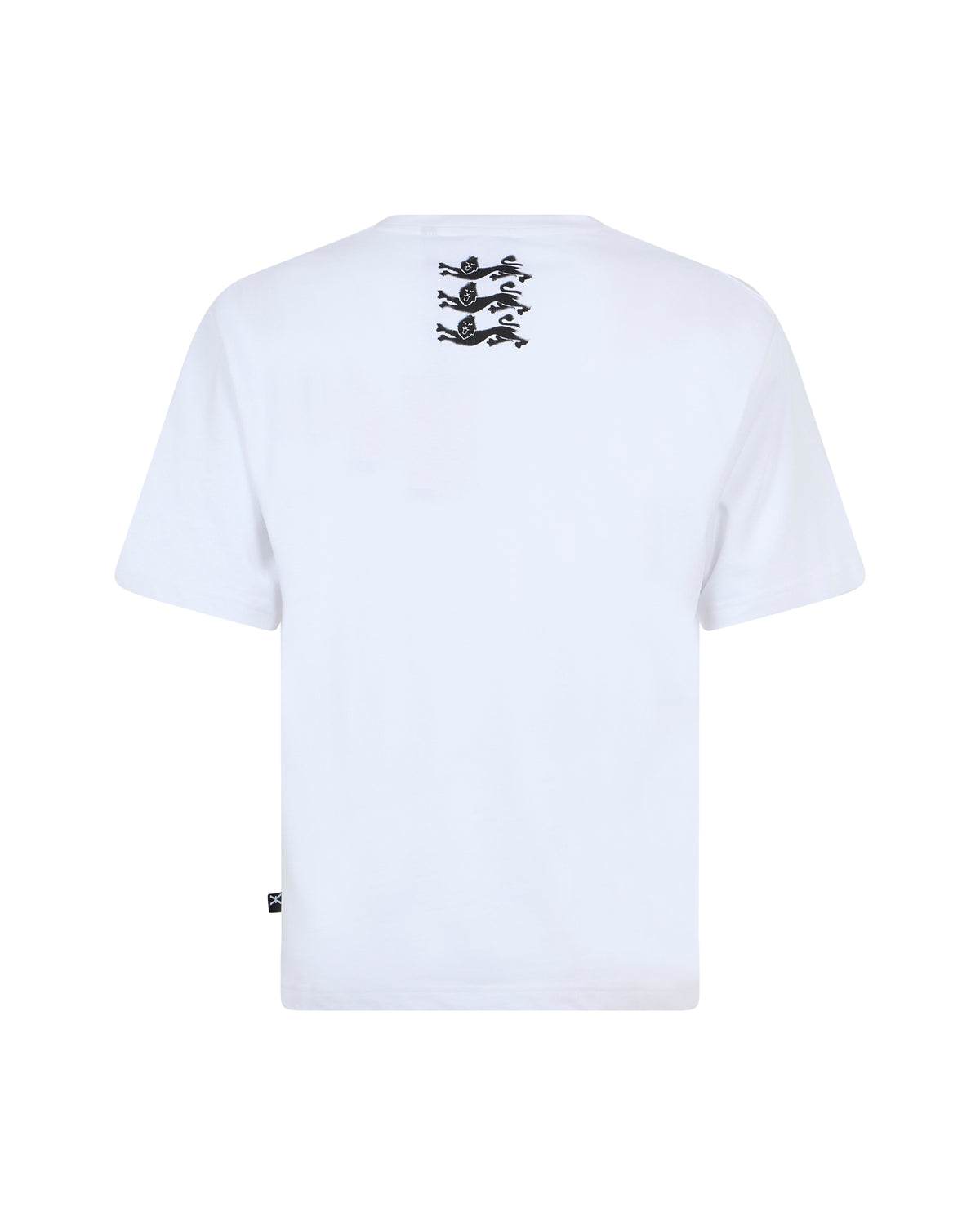 T-shirt con Stampa Grafica e Logo Posteriore