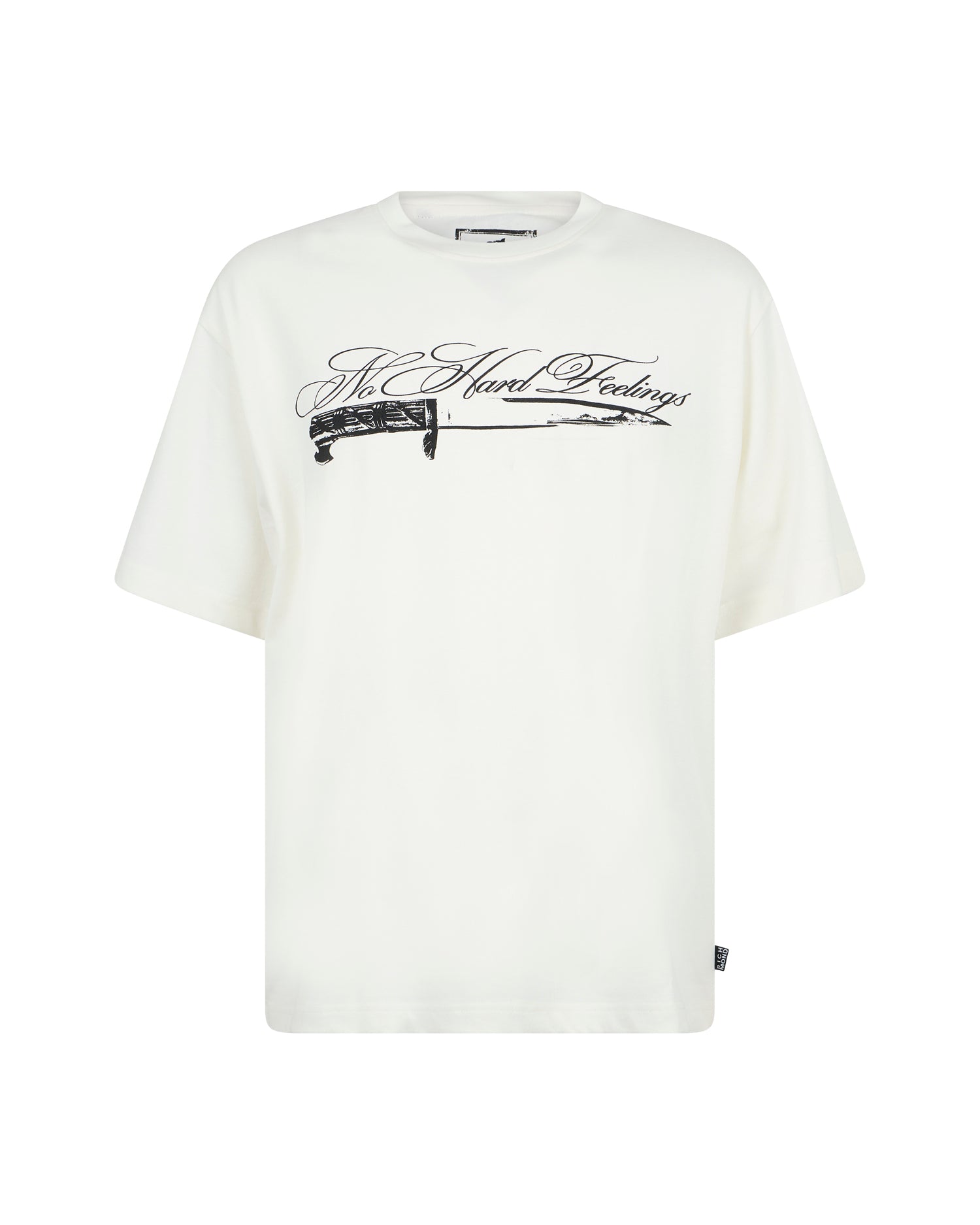 T-shirt con Stampa Grafica e Logo Posteriore