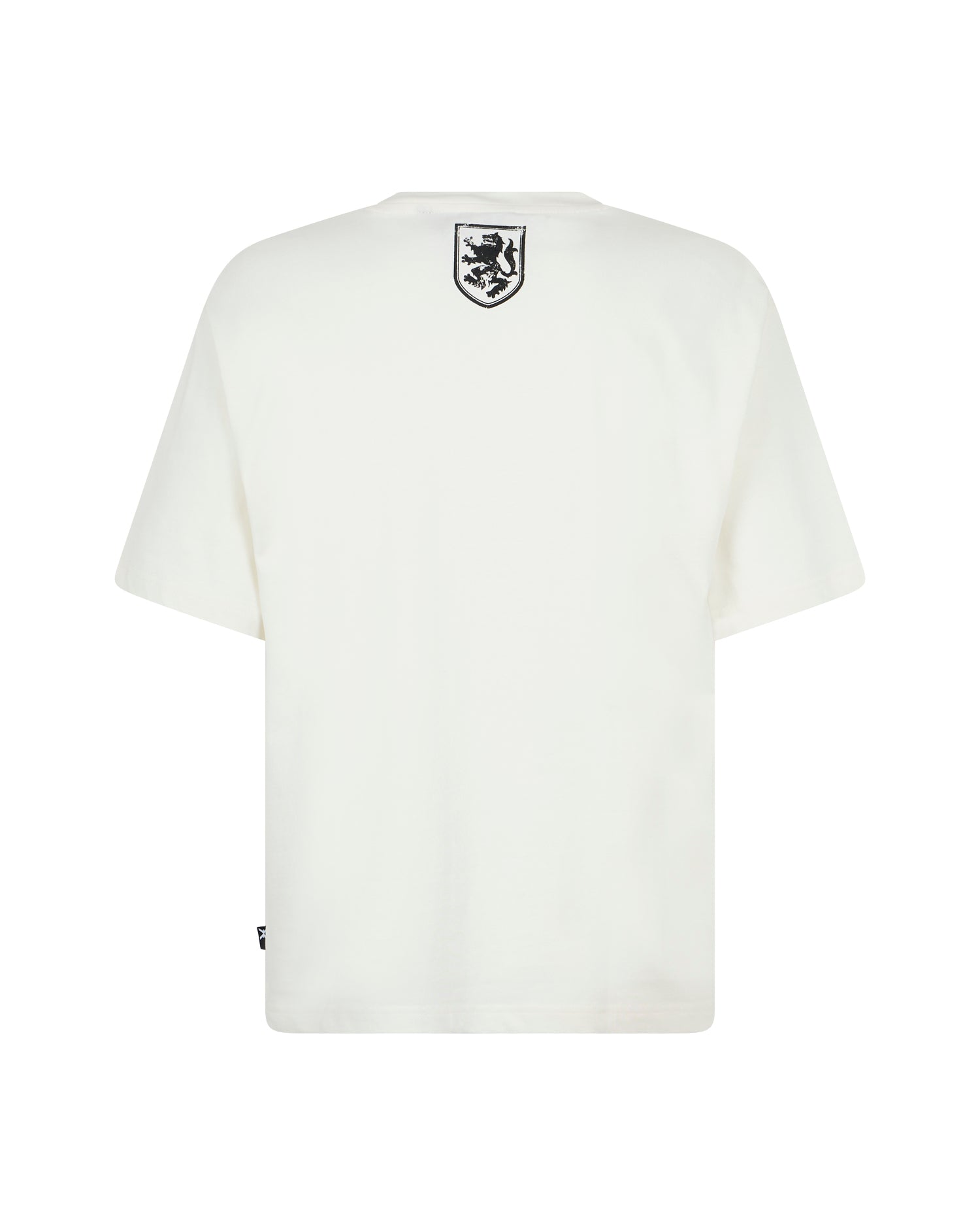 T-shirt con Stampa Grafica e Logo Posteriore