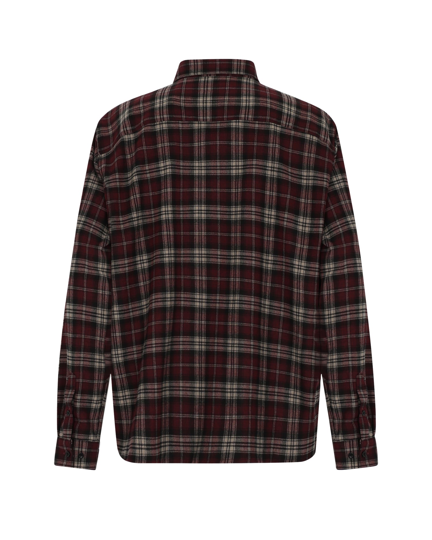 Camicia a Maniche Lunghe con Motivo Tartan