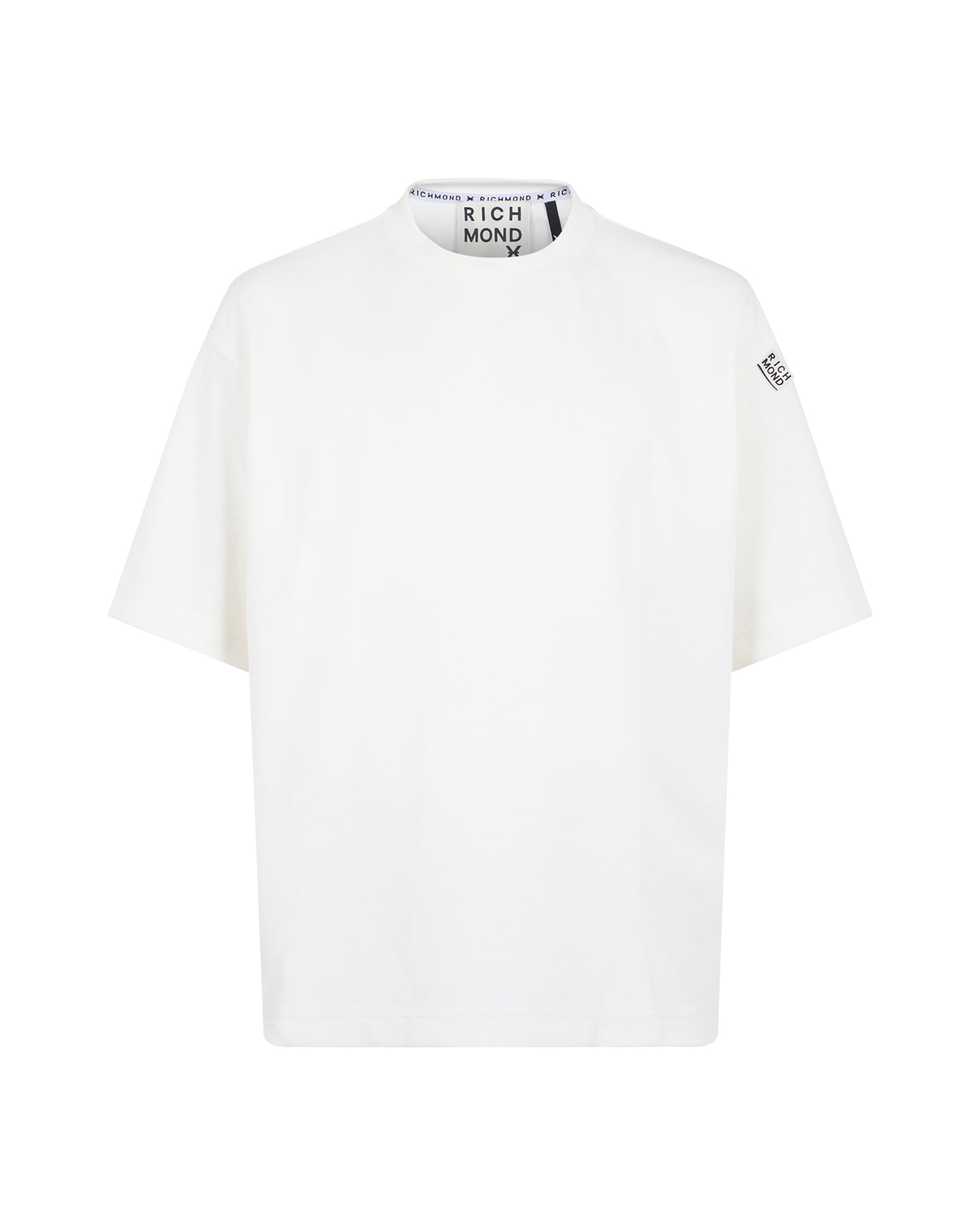 T-shirt Oversize con Collo a Lupetto