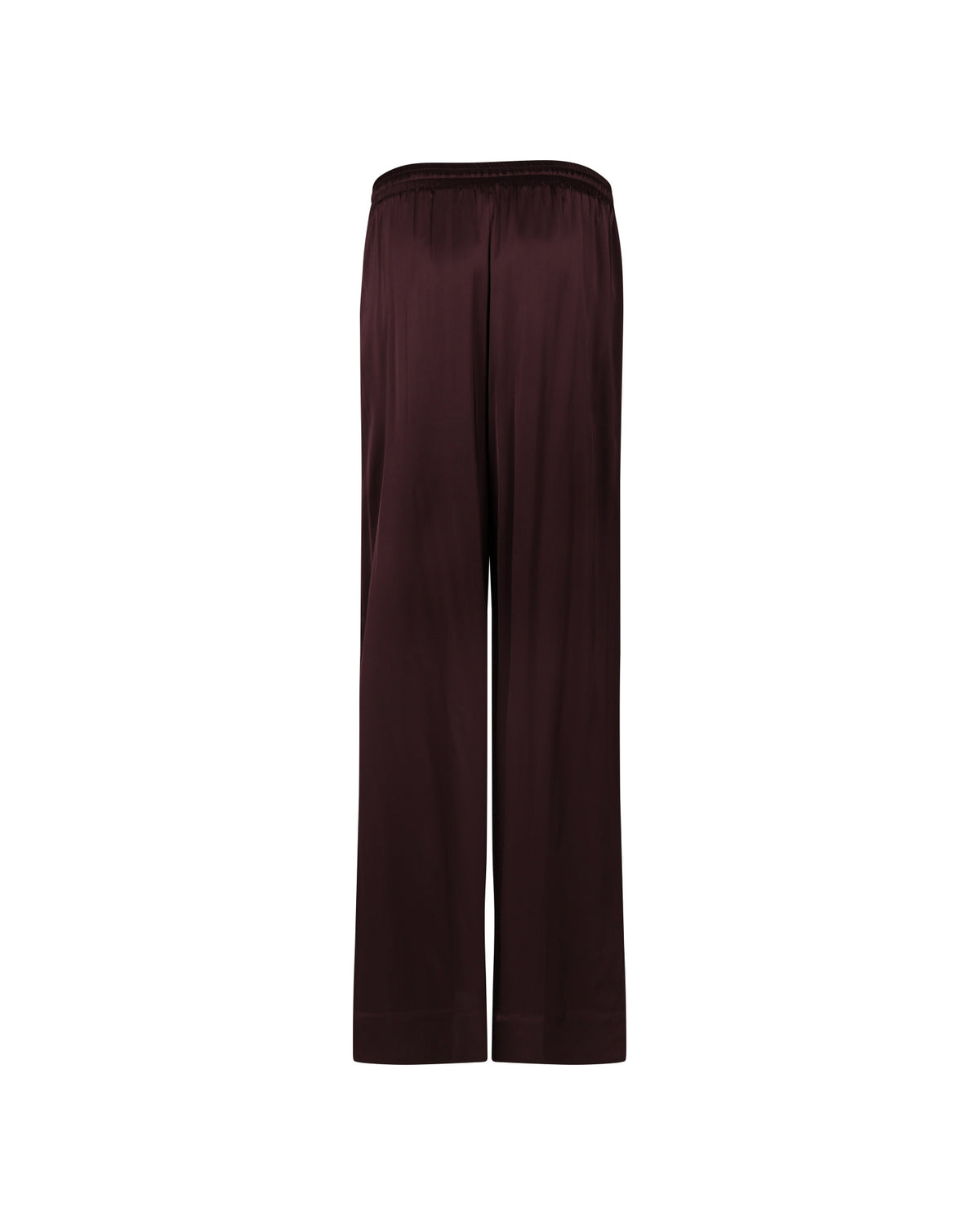 Pantaloni a Gamba Larga con Coulisse e Borchie
