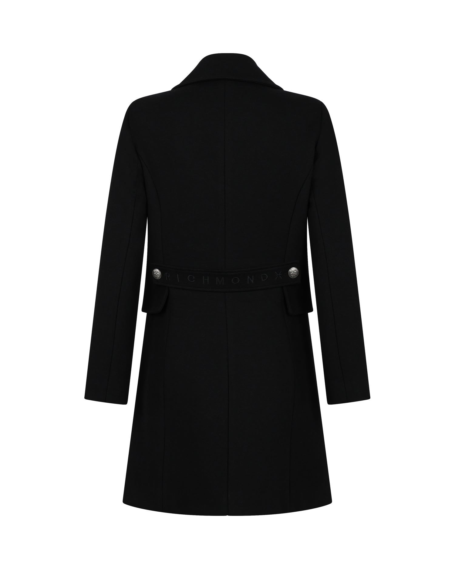 Cappotto Doppiopetto con Bottoni Metallici