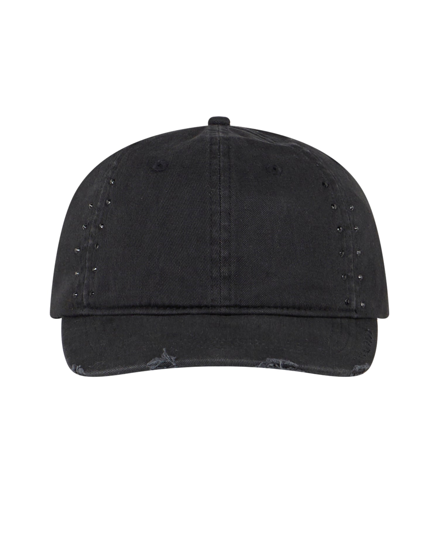 Cappellino da Baseball con Borchie e Dettagli Destroyed