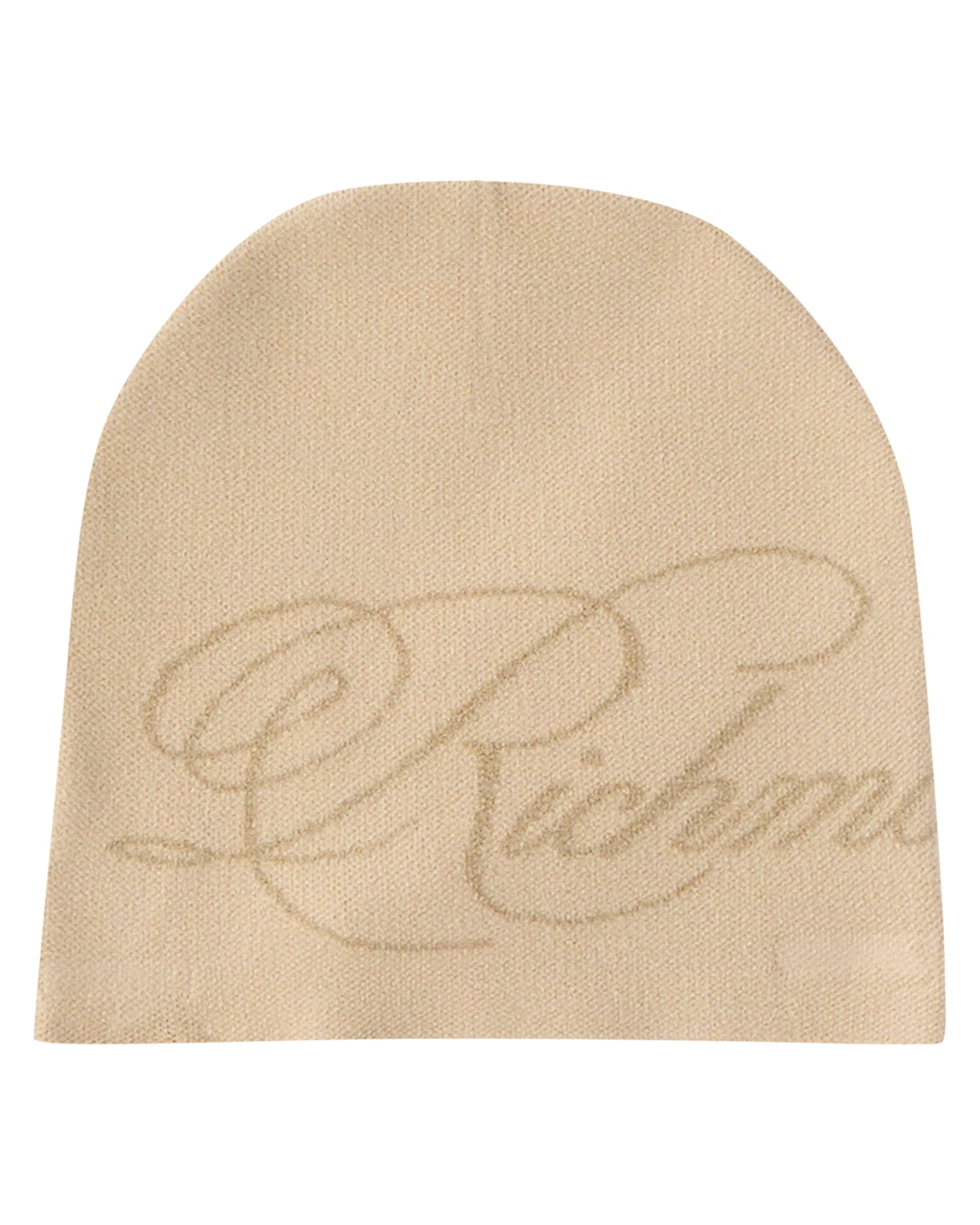 Berretto in Maglia con Logo Jacquard