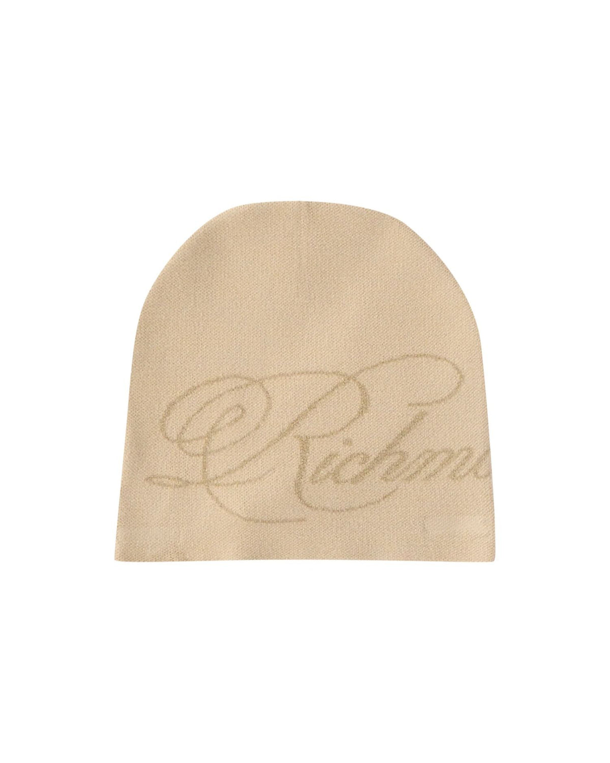 Berretto in Maglia con Logo Jacquard