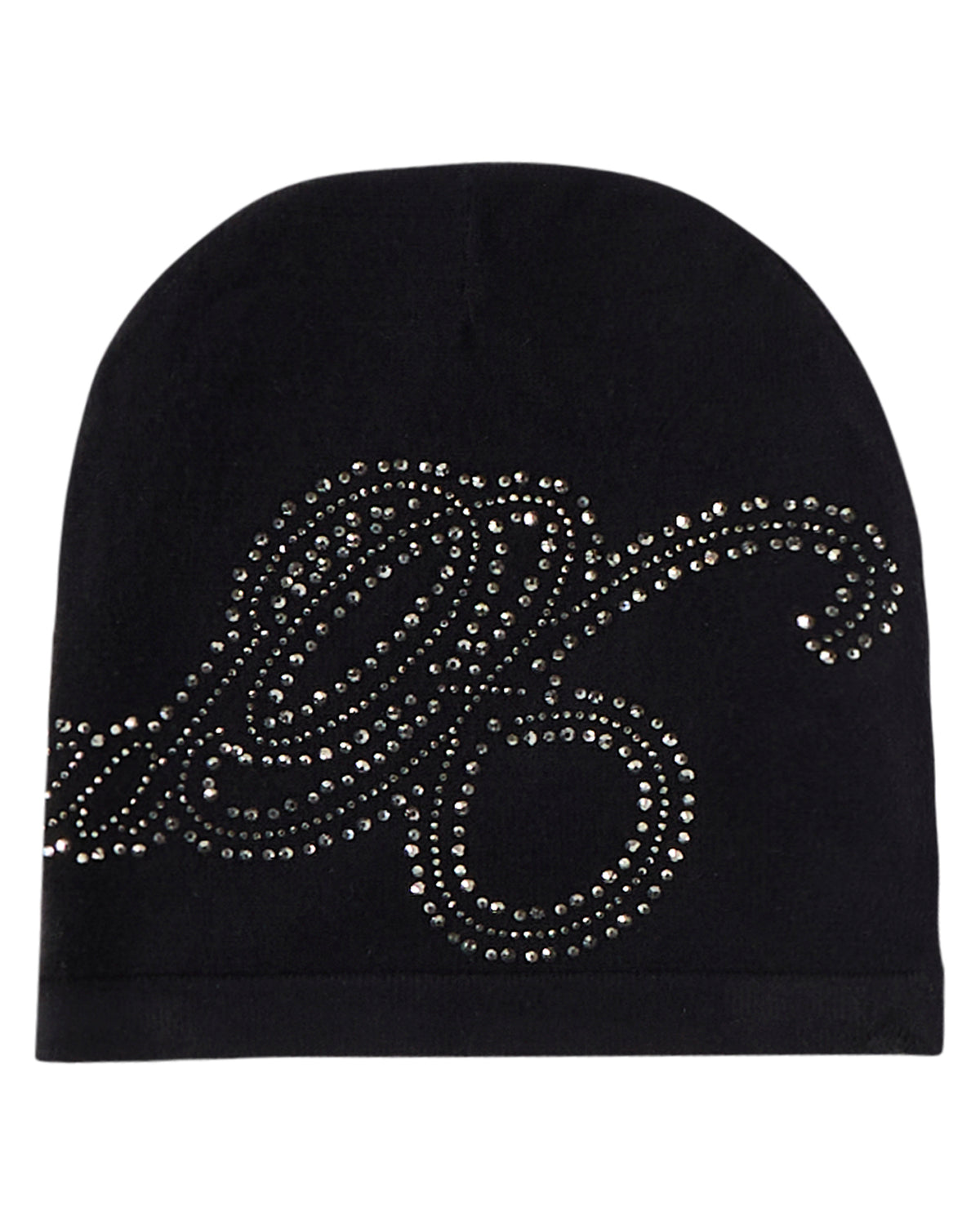 Berretto con Logo Scritta in Strass
