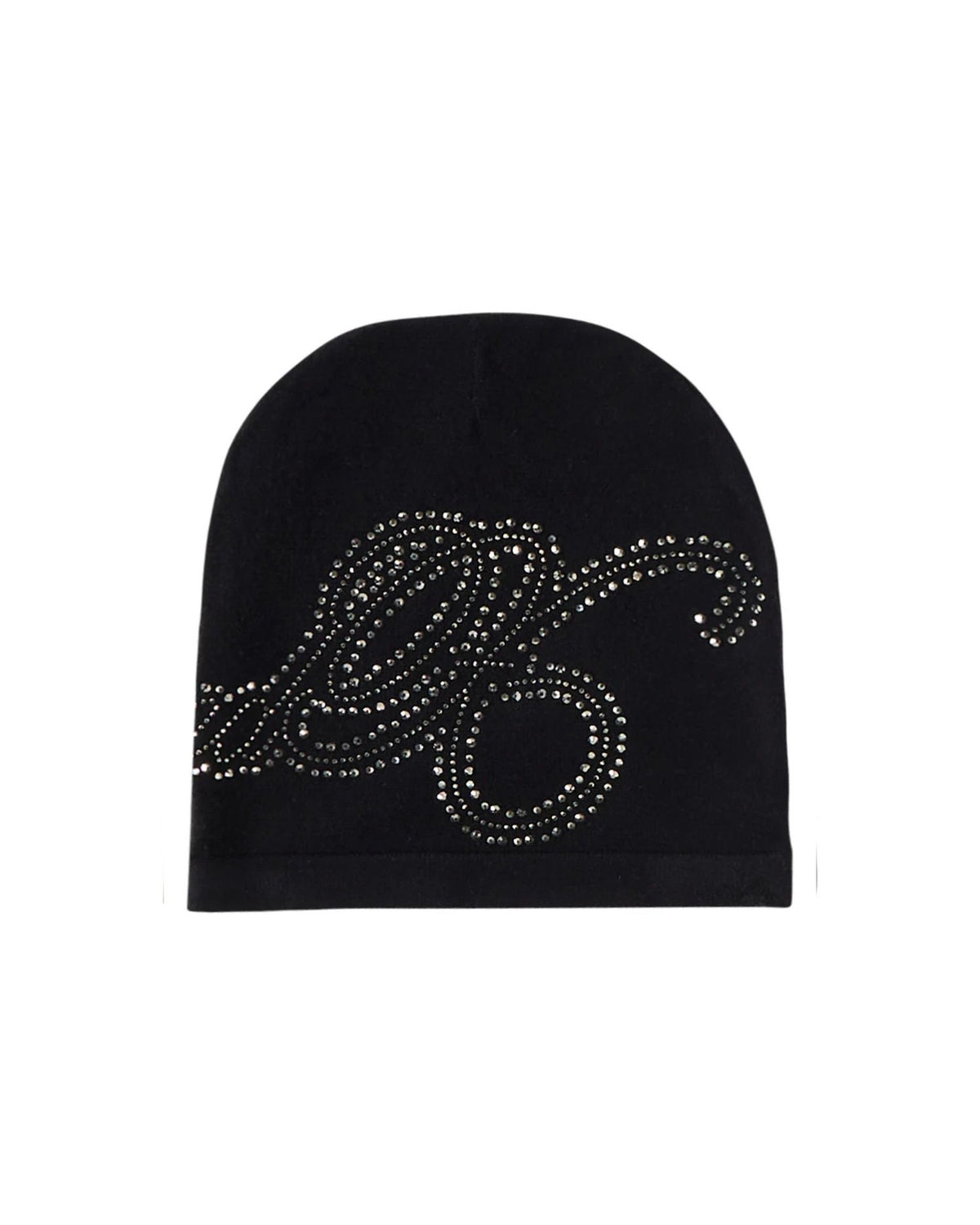 Berretto con Logo Scritta in Strass