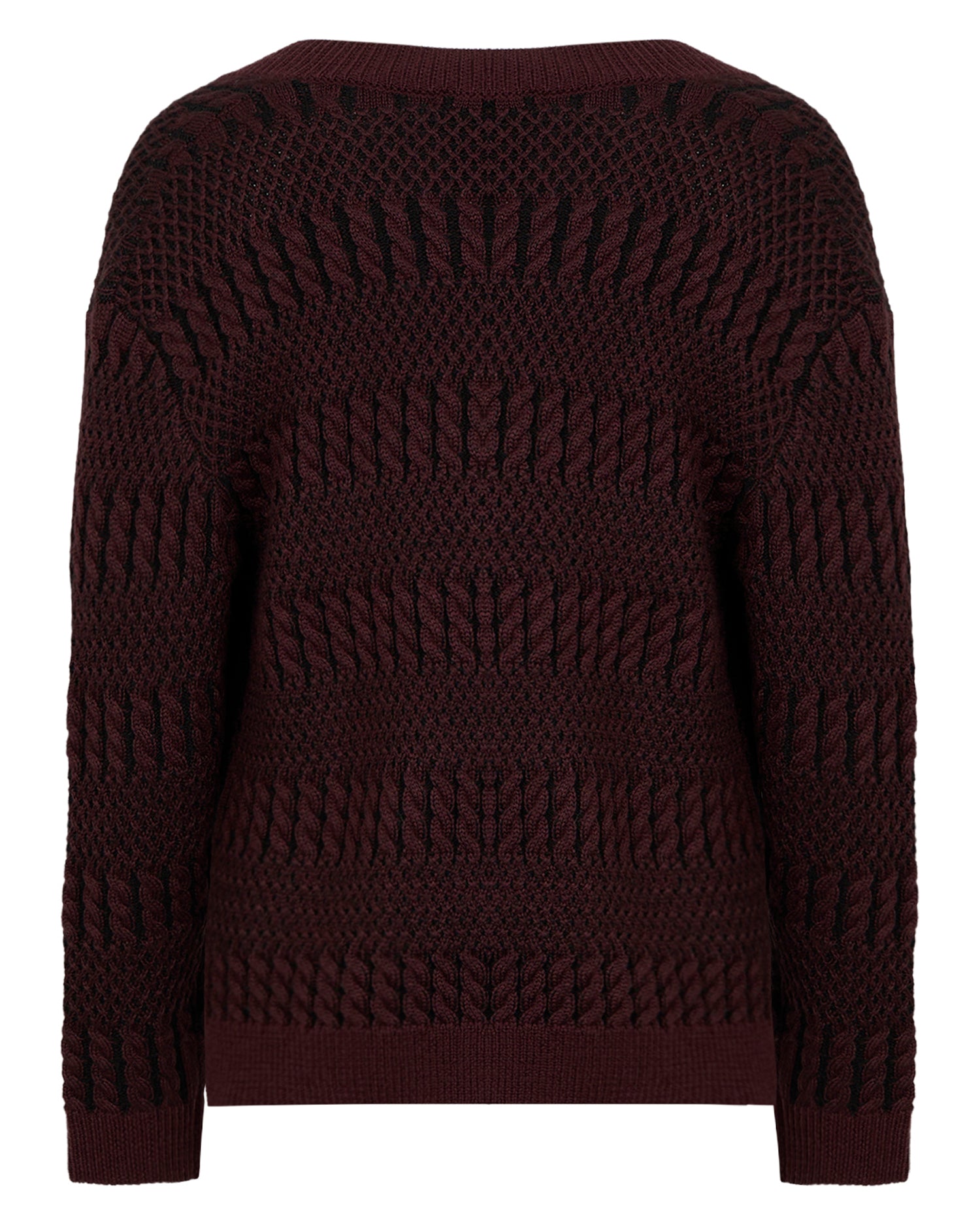 Cardigan con Lavorazione Geometrica a Rilievo