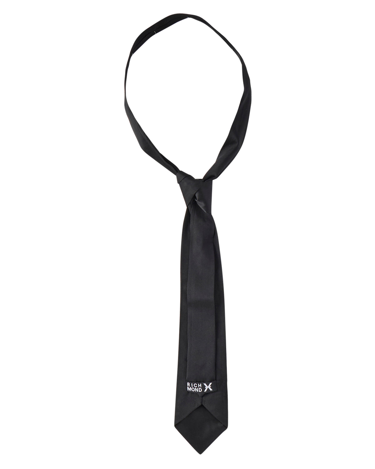 Cravatta in Seta con Tasca Zip e Borchie