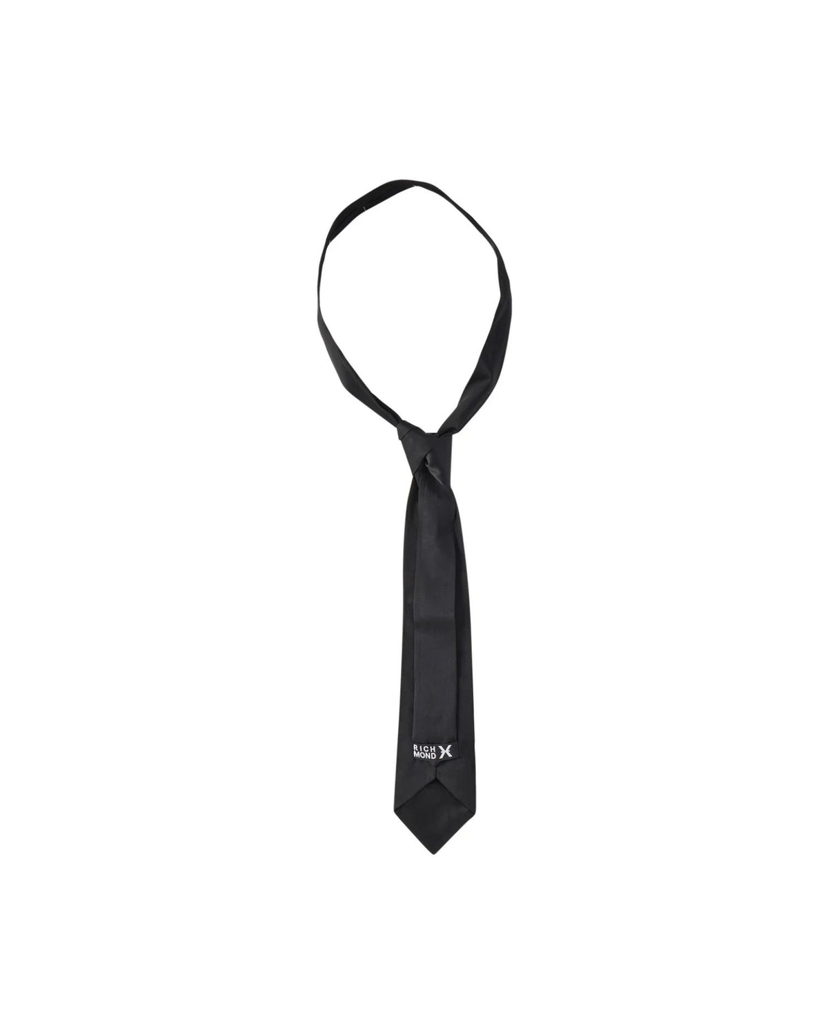 Cravatta in Seta con Tasca Zip e Borchie